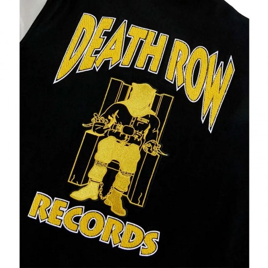 Death Row Records Collegiate Varsity Jacket Death Row Records Collegiate Varsity Jacket
