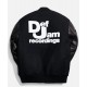 Def Jam Recording Black Varsity Jacket Def Jam Recording Black Varsity Jacket