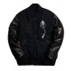 Def Jam Recording Black Varsity Jacket Def Jam Recording Black Varsity Jacket