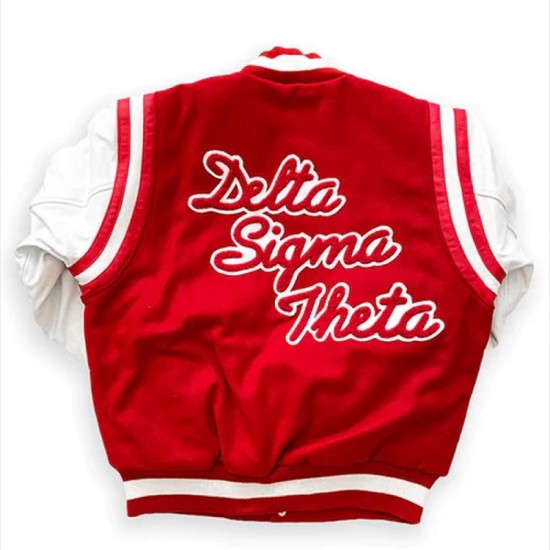 Delta Sigma Theta Letterman Jacket Delta Sigma Theta Letterman Jacket