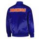 Denver Broncos Exclusive Royal Varsity Satin Jacket