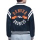 Denver Broncos Printed Logo Varsity Satin Jacket