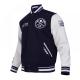 Denver Nuggets 2024/25 City Edition Chenille Navy Varsity Jacket