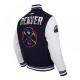 Denver Nuggets 2024/25 City Edition Chenille Navy Varsity Jacket