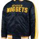 Denver Nuggets Biker Varsity Jacket