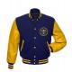Denver Nuggets Blue & Yellow Varsity Jacket