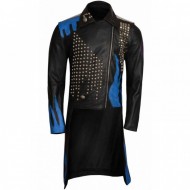 Descendants 3 Movie Hades Leather Coat Studded Halloween Cosplay Costume