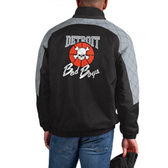 Detroit Bad Boys Black Body Check Pullover Jacket