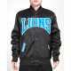 Detroit Lions Black Satin Jacket