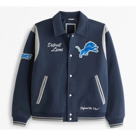Detroit Lions Defend The Den Varsity Jacket