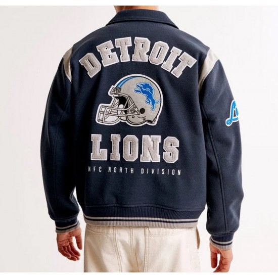 Detroit Lions Defend The Den Varsity Jacket