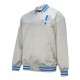 Detroit Lions Double Down Gray Satin Jacket