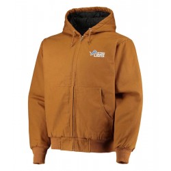 Detroit Lions Dunbrooke Brown Cotton Jacket