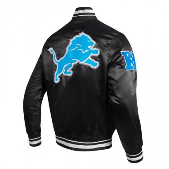 Detroit Lions Mashup Classic Rib Satin Jacket