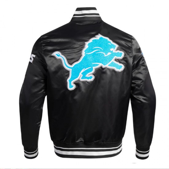 Detroit Lions Mashup Classic Rib Satin Jacket