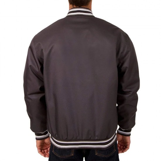 Detroit Lions Poly Twill Gray Jacket