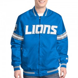 Detroit Lions Scout Varsity Satin Jacket