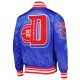 Detroit Pistons 3x Finals Champions Royal Satin Jacket