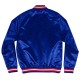 Detroit Pistons Lightweight Blue Satin Jacket