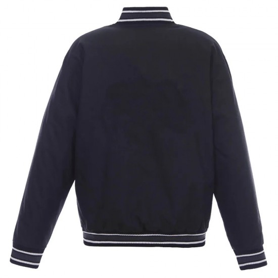 Detroit Pistons Navy Poly Twill Jacket Detroit Pistons Navy Poly Twill Jacket