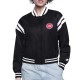 Detroit Pistons Printed Logo Varsity Satin Jacket Detroit Pistons Printed Logo Varsity Satin Jacket