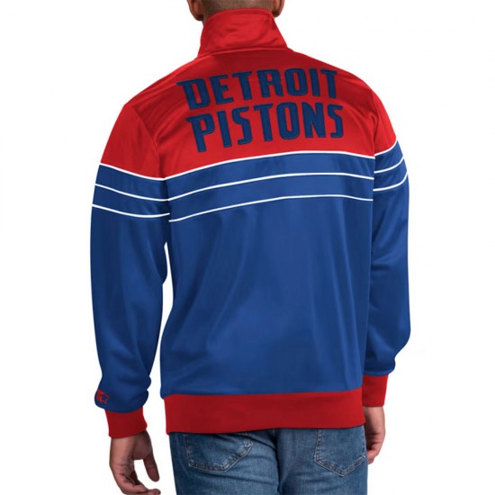 Detroit Pistons Red and Blue Knit Jacket