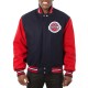 Detroit Pistons Two-Tone Varsity Wool Jacket Detroit Pistons Two-Tone Varsity Wool Jacket