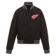 Detroit Red Wings Front-Hit Black Poly Twill Jacket Detroit Red Wings Front-Hit Black Poly Twill Jacket