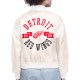 Detroit Red Wings Printed Logo Varsity Satin Jacket Detroit Red Wings Printed Logo Varsity Satin Jacket