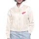 Detroit Red Wings Printed Logo Varsity Satin Jacket Detroit Red Wings Printed Logo Varsity Satin Jacket