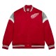 Detroit Red Wings Red Heavyweight Satin Jacket Detroit Red Wings Red Heavyweight Satin Jacket