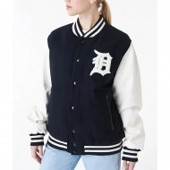 Detroit Tigers 1984 World Series Black Varsity Jacket