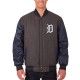 Detroit Tigers Charcoal/Navy Varsity Jacket Detroit Tigers Charcoal/Navy Varsity Jacket