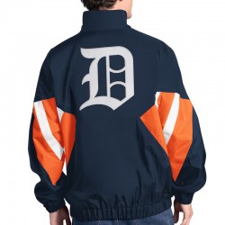 Detroit Tigers Cooperstown Chief Navy Half-Zip Pullover
