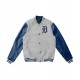 Detroit Tigers Letterman Jacket Classic Blue & Grey