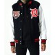 Detroit Tigers Letterman White and Black Jacket