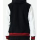 Detroit Tigers Letterman White and Black Jacket