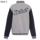 Detroit Tigers Navy and Gray Varsity Wool Jacket Detroit Tigers Navy and Gray Varsity Wool Jacket