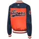 Detroit Tigers Orange and Navy Satin Jacket
