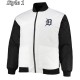 Detroit Tigers Satin Black White Jacket Detroit Tigers Satin Black White Jacket