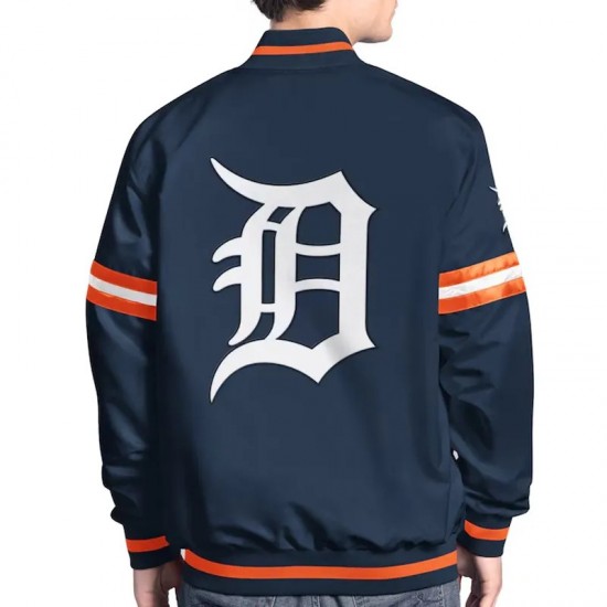Detroit Tigers Scout Varsity Satin Jacket