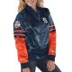 Detroit Tigers Tie Breaker Navy Satin Jacket