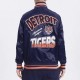 Detroit Tigers Turn It Up M Classic Rib Navy Satin Jacket Detroit Tigers Turn It Up M Classic Rib Navy Satin Jacket