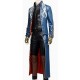 Devil May Cry 3 Vergil Blue Leather Trench Coat Devil May Cry 3 Vergil Blue Leather Trench Coat