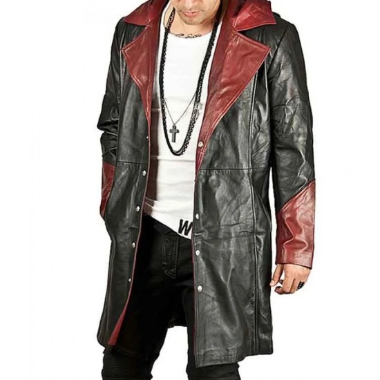 Devil May Cry 4 Dante Leather Trench Coat