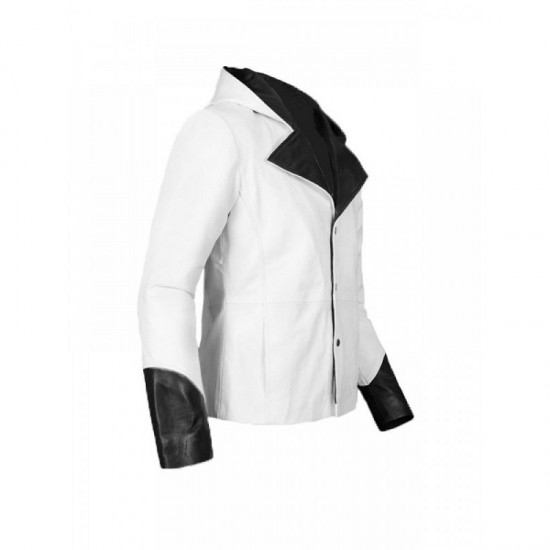 Devil May Cry Video Game White Leather Jacket Devil May Cry Video Game White Leather Jacket