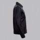 Diran Men Black Classic Leather Jacket With Shirt Collar Diran Men Black Classic Leather Jacket With Shirt Collar