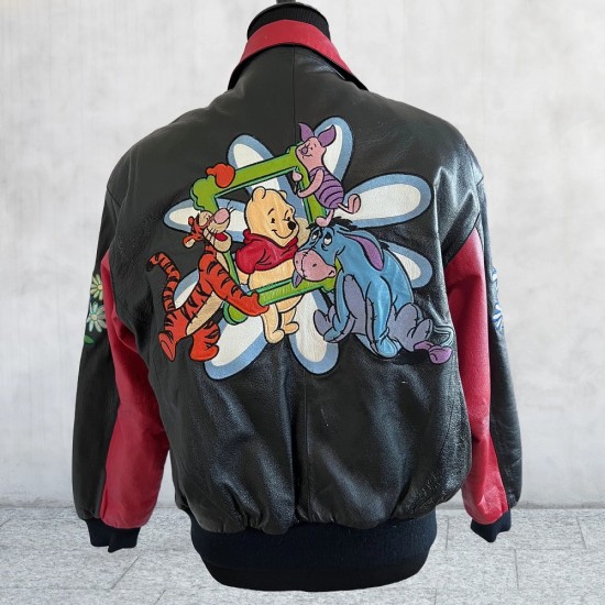 Disney Pooh Leather Vintage Jacket Disney Pooh Leather Vintage Jacket