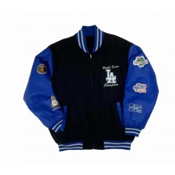 Dodgers World Series Champions Wool Varsity Jacket