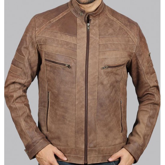 Douglas Brown Leather Jacket Men's Douglas Brown Leather Jacket Men's